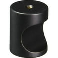 thumbnail image 1 of Modern Finger Cabinet Pull, Flat Black - Small, 1 of 1