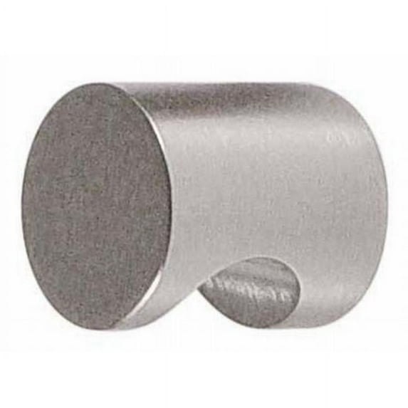 Modern Finger Cabinet Pull, Satin Nickel - Small
