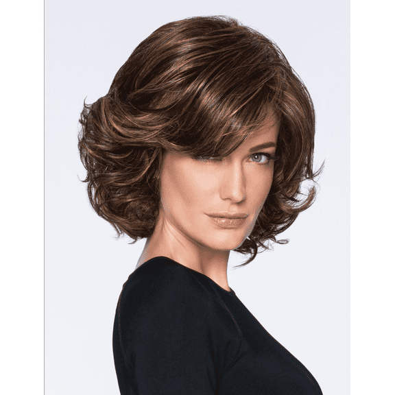 Modern Flair Wig Color R56/60 Silver Mist - Hairdo Wigs Mid-Length Layered Soft Wave Bob TrU2Life Heat Friendly Synthetic
