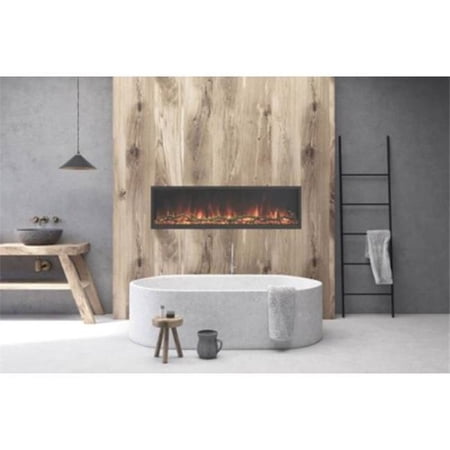 Modern Flames LPS-4414V2 44 in. Landscape Pro Slim Built-in Linear Fireplace, Electric