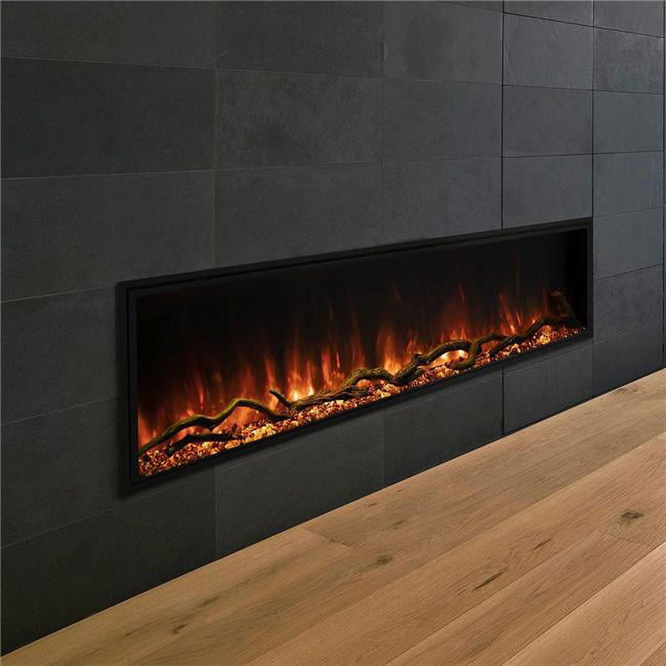 Modern Flames LPS-6814 68 in. Landscape Pro Slim Built-In Electric Fireplace