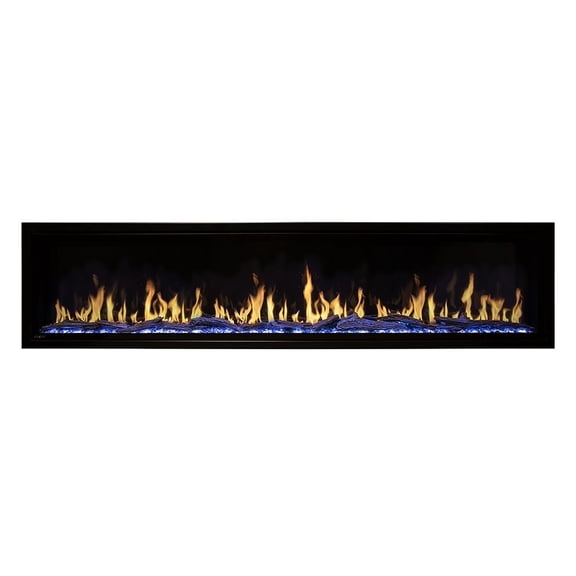 Modern Flames Orion Slim Built-In/Wall Mounted Smart Virtual Electric Fireplace with Real Flame Effect