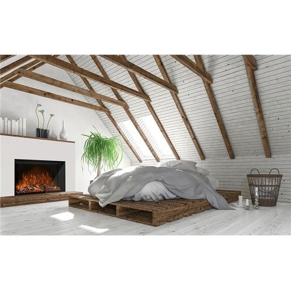 Modern Flames RS-5435 54 in. RedStone Built-in Traditional Fireplace, Electric