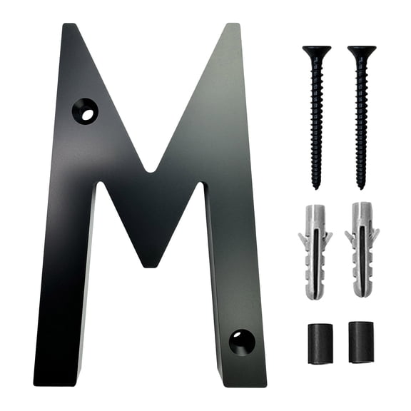Modern Floating House Numbers Acrylic Address Plaque Set with Letters, Easy Install, Weatherproof House Number Sign for Home, Apartment, Office, Mailbox