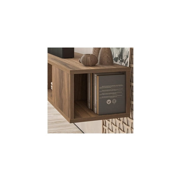 Modern Floating TV Stand - 70" Wall Mounted Entertainment Center - Living Room TV Stand