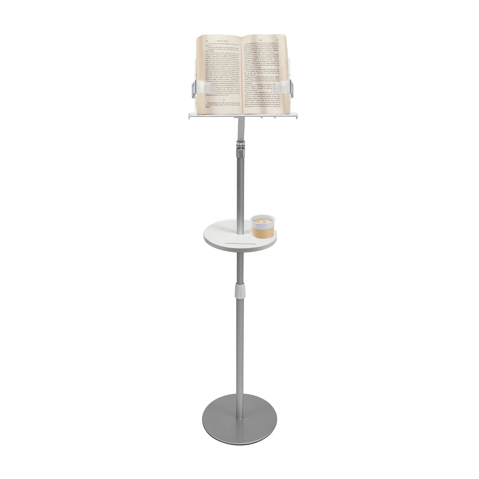 Modern Floor Book Stand for Reading HandsFree Holder for Phone Tablet