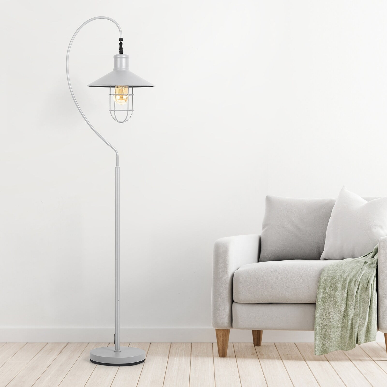 Modern Floor Lamp Gray