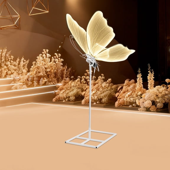 Modern Floor Lamp, Wedding Electric Butterfly Floor Lamp, LED Standing Lamp