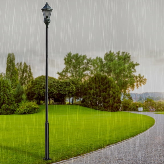 Modern Floor Mounted High-class Material Black Split Street Lamp Post Suitable for Outdoor Street