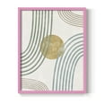 thumbnail image 1 of Modern Flow in Pink Solid Wood 8 x 10 Framed Print, 1 of 6