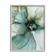 thumbnail image 1 of Modern Flower Petal Botanical Abstract Graphic Art Gray Framed Art Print Wall Art, 1 of 7