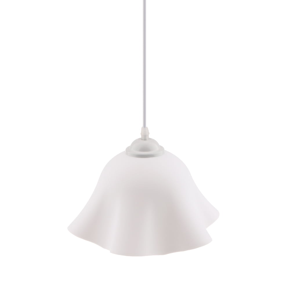 Modern Flower Shaped Ceiling Pendant Light Lamp Shade Chandelier White