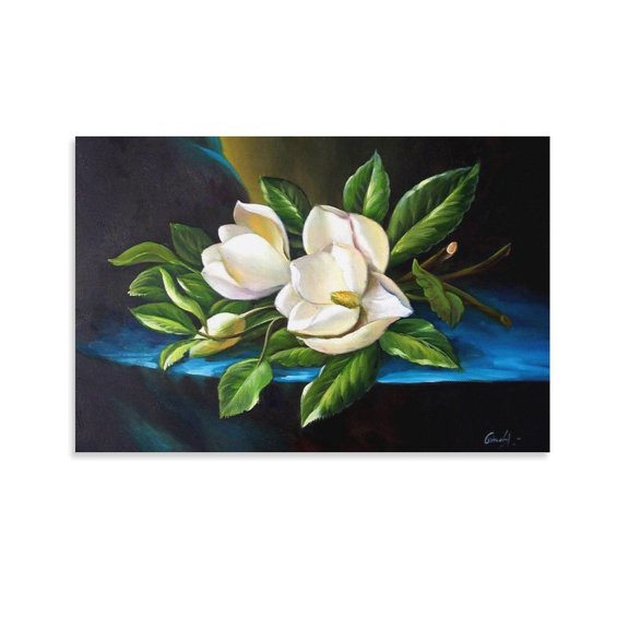 Modern Flowers by Georgia OKeeffe Painting Poster Canvas Art Poster and Wall Art Picture Print Modern Family bedroom Decor Posters 24x36inch(60x90cm)