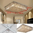 thumbnail image 1 of Modern Flush Mount LED Ceiling Lamp K9 Crystal Chandelier Pendant Light Fixture, 1 of 12