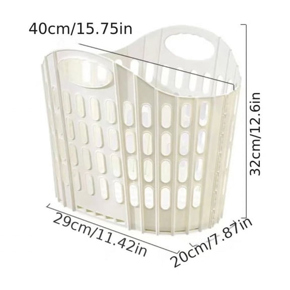 Modern Foldable Laundry Hamper High-capacity Portable Dirty Clothes Organizer Durable Laundry Basket for Home Bathroom
