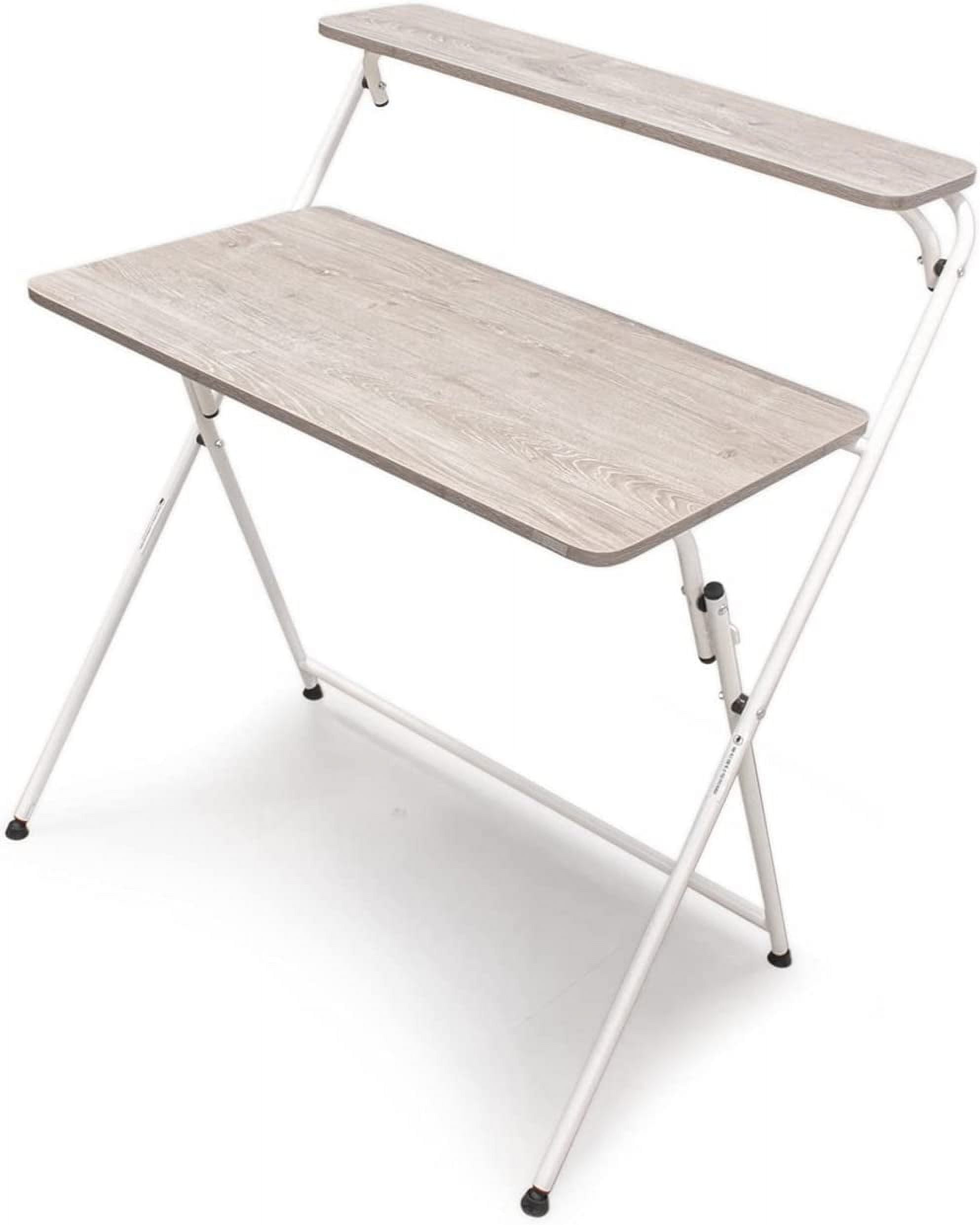 Modern Folding Desk for Small Space Computer Gaming Writing Student and