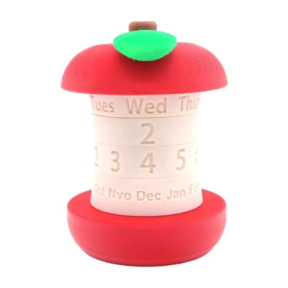 Modern Form Revolving Calendar Sustainable Home Office Decoration Accessories