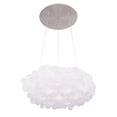 thumbnail image 1 of Modern Forms Pd-59933 Fluffy 33" Wide Led Chandelier - Nickel, 1 of 2