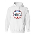 thumbnail image 1 of Modern Fourth Of July Usa Hoodie Women -Image by Shutterstock, Female x-Large, 1 of 4