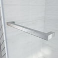 Modern Frameless Sliding Bathtub Door 5660 in.W x 62 in.H with Bypass