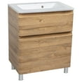 thumbnail image 1 of Modern Free Standing Bathroom Vanity with Washbasin | Comfort Collection | Non-Toxic Fire-Resistant MDF-24"-Simple Collection 24", 1 of 1