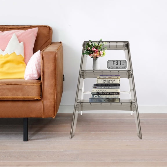 Modern Freestanding Folding Step Stool for Adults 3 Step Ladder Folding Step Stool 44*52*63cm for Bathroom