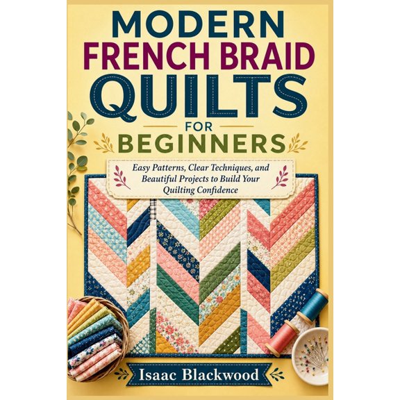 Modern French Braid Quilts for Beginners: Easy Patterns, Clear Techniques, and Beautiful Projects to Build Your Quilting, (Paperback)