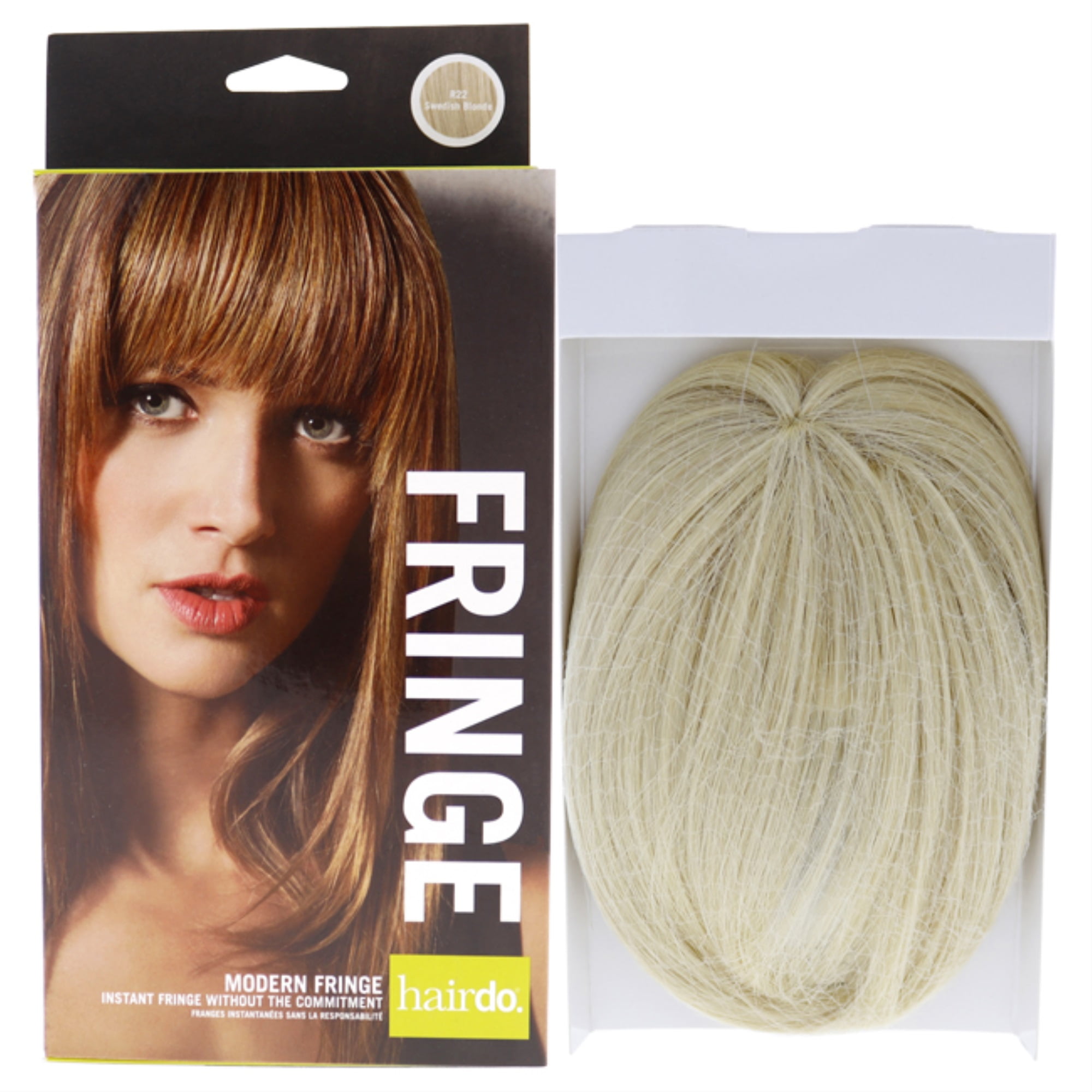 Modern Fringe Clip In Bang R22 Swedish Blonde by Hairdo for