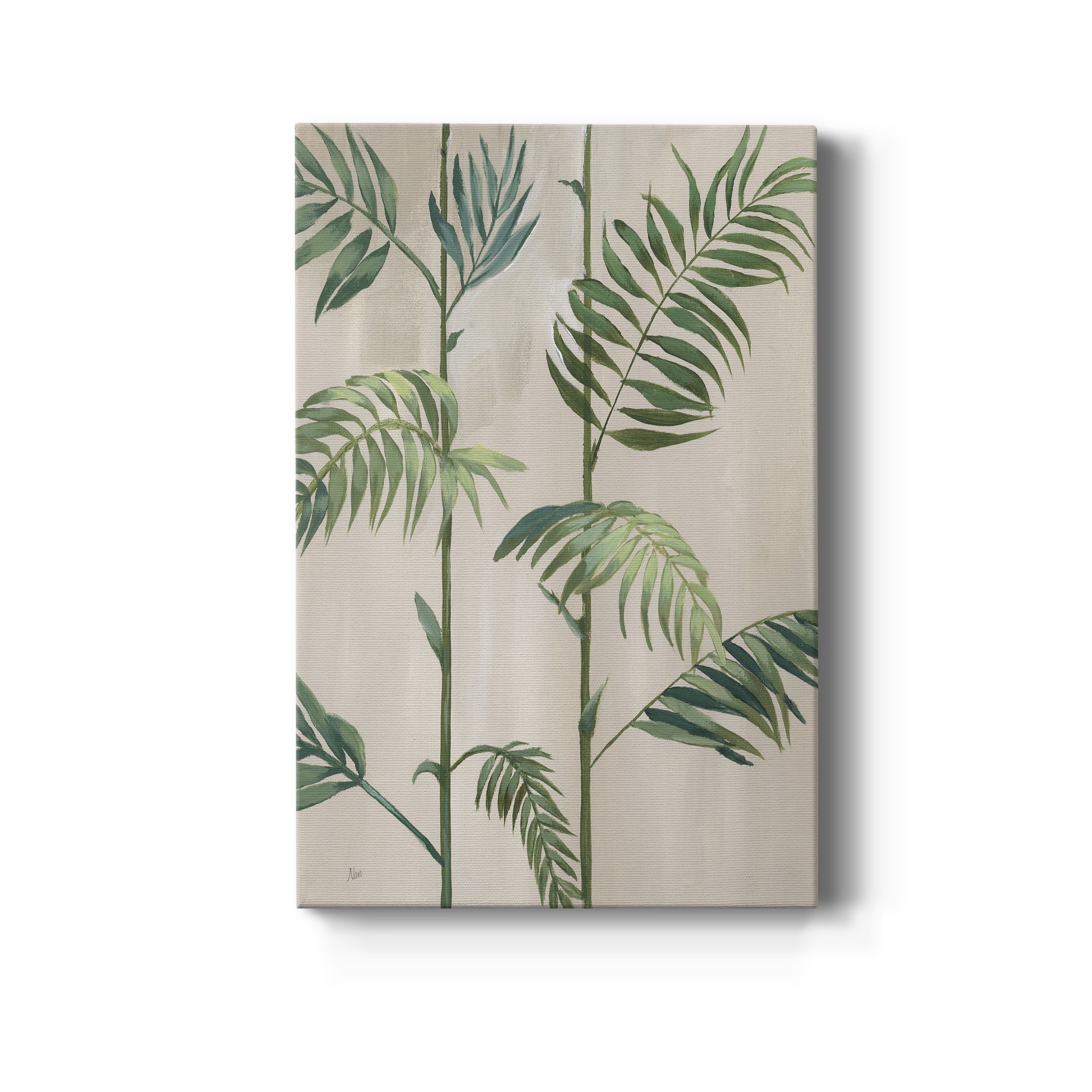 Modern Fronds I Premium Gallery Wrapped Canvas - Ready to Hang - 12 x 18