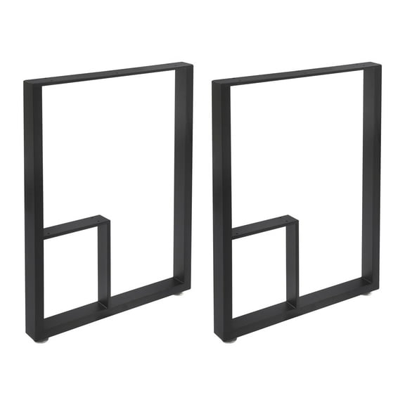 Modern Furniture Legs, 2PCS Metal Table Legs, Dining Table Legs Black