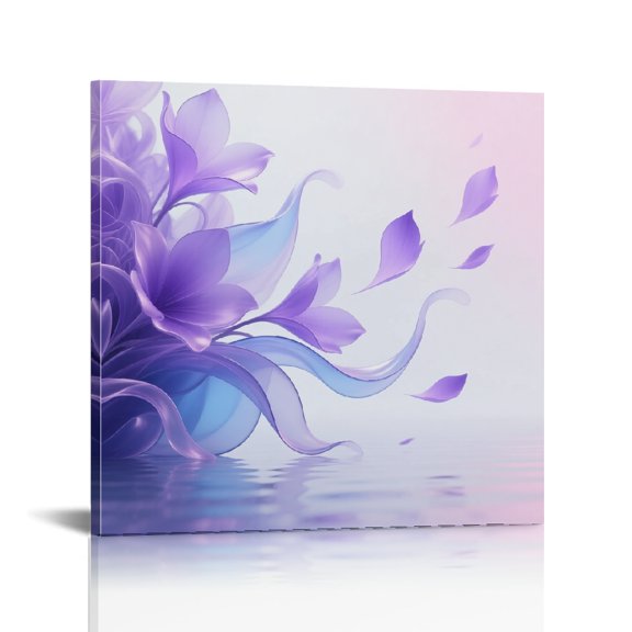 Modern Futuristic Image with Water Like Colored Wall Decor For Bedroom Fashion Kitchen Wall Pictures , Canvas Wall Art, Wall Art Ready To Hang Room Home Art Decor