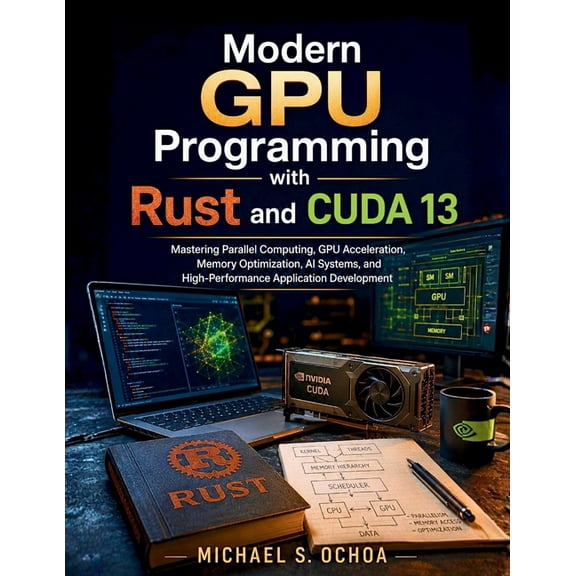 Learning Express /Modern GPU Programming with Rust and CUDA 13: Mastering Parallel Computing, GPU Acceleration, Memory Optimization, AI S, Book 10, (Paperback)