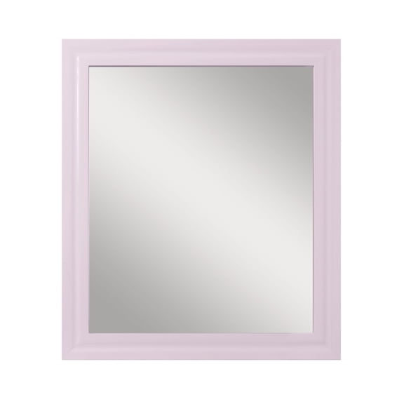 Modern Gaines Mirror, Pink High Gloss Finish, Chic Style to Any Room