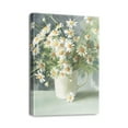 thumbnail image 1 of Modern Gallery Décor12x16 Canvas Wall Art Featuring White Daisy Flower in Bottle - Refresh Your Home Décor., 1 of 7