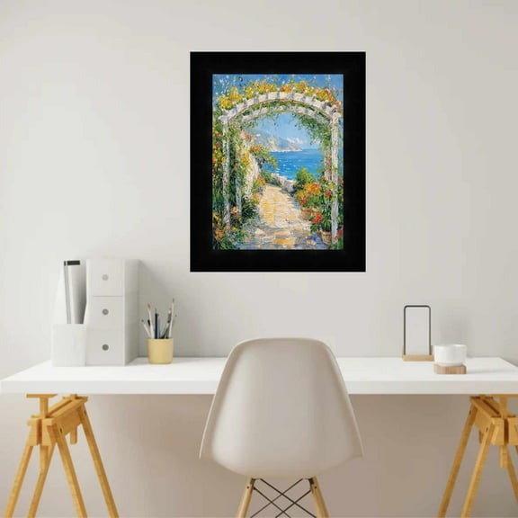 Modern Gallery Wall Gloss Black Picture Frame 30x30 frame