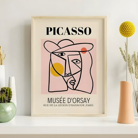 Modern Gallery Wall Posters Keith Haring Picasso Andy Warhol Art Prints for Living Room Home Decor, UNFRAMED 12x18