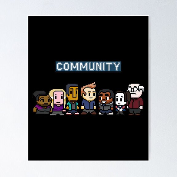 Modern Gaming Community Digital Culture Graphic Wall Art Room Decor, Unframed Poster
