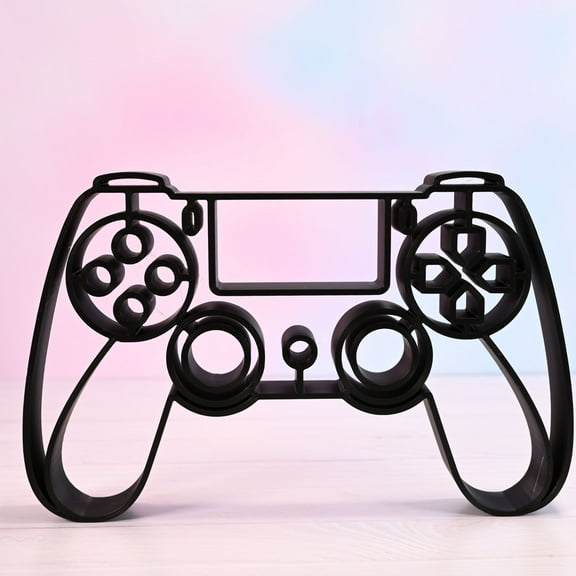 Modern Gaming Controller Decor, Minimalist Gamer Wall Art Sculpture