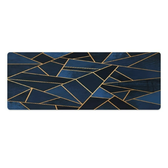 Modern Geometric 2 PCS Anti Fatigue Rugs Pvc Non Skid Waterproof Floor Mat Cushioned Comfort Standing Kitchen Mats for Floor