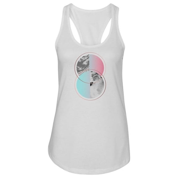 Modern Geometric Art Design Tank Women -Image by Shutterstock, Female Medium