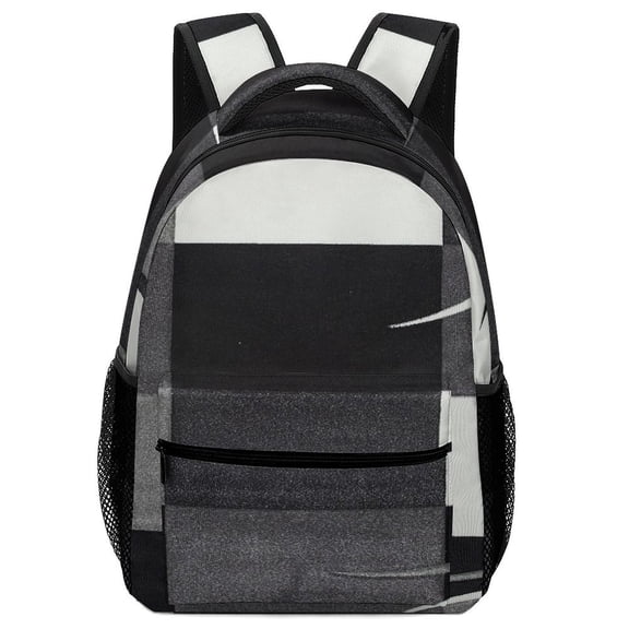 Modern Geometric Backpack for Business Daypack College Canvas Bags Durable