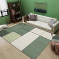 thumbnail image 1 of Modern Geometric Carpets for Living Room Green Light Luxury Home Mat Bedroom Bedside Decoration Rug Sofa Table Beside Lounge Rug, 1 of 5