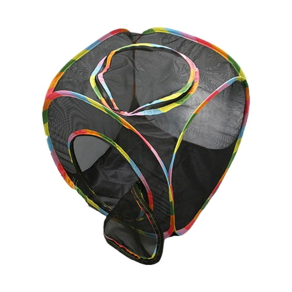 Modern Geometric Cat Breathable Mesh Cube for Indoor Use— Steel Frame Cat and Small Dog Space