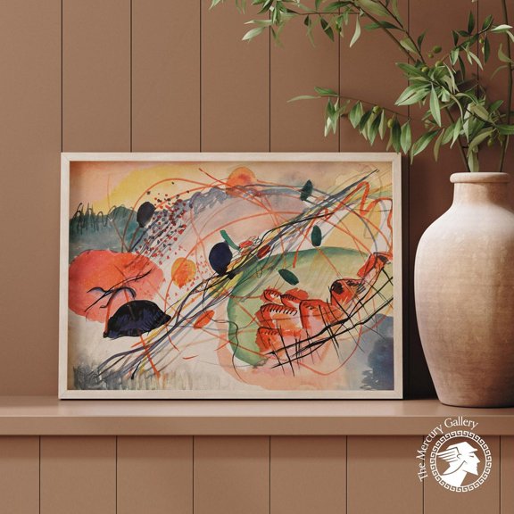 Modern Geometric Composition Gallery Style Decor Wall Art