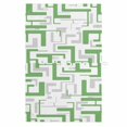 thumbnail image 1 of Modern Geometric Green 1 Pack Kitchen Towel, Water Absorbent Dish Towel, Abstract Minimalist Artwork Lines Decorative Hand Towels - Quick Drying Cloth for Cooking Baking, 18x28 Inch, 1 of 8