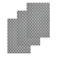 thumbnail image 1 of Modern Geometric Grey Kitchen Dish Towels for Drying Dishes Set of 3, Abstract Classic Moroccan Minimalist Waffle Weave Microfiber Hand Tea Bathroom Towels Quick Dry & Absorbent Towel 15.7x23.6, 1 of 7