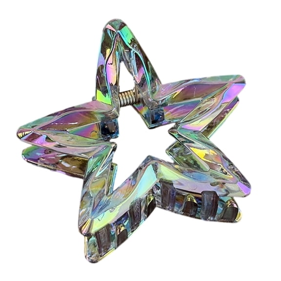 Modern Geometric Hollow Star Hair Claw Clip Stylish Hairpin For Teens Women