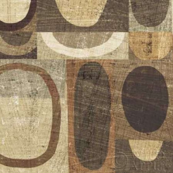 Modern Geometric Neutral I Canvas Art - Michael Mullan (24 x 24)