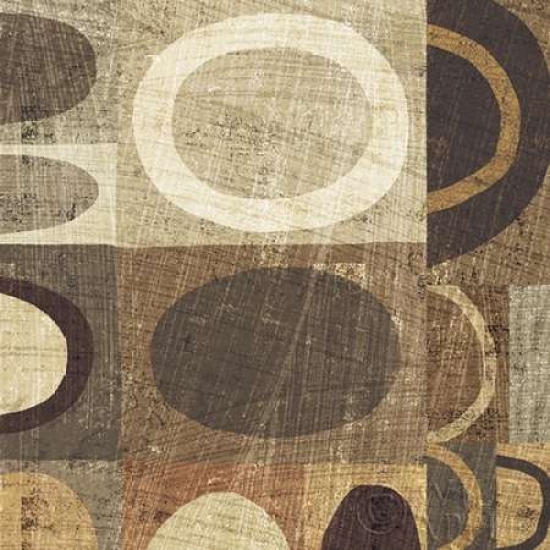 Modern Geometric Neutral II Canvas Art - Michael Mullan (24 x 24)
