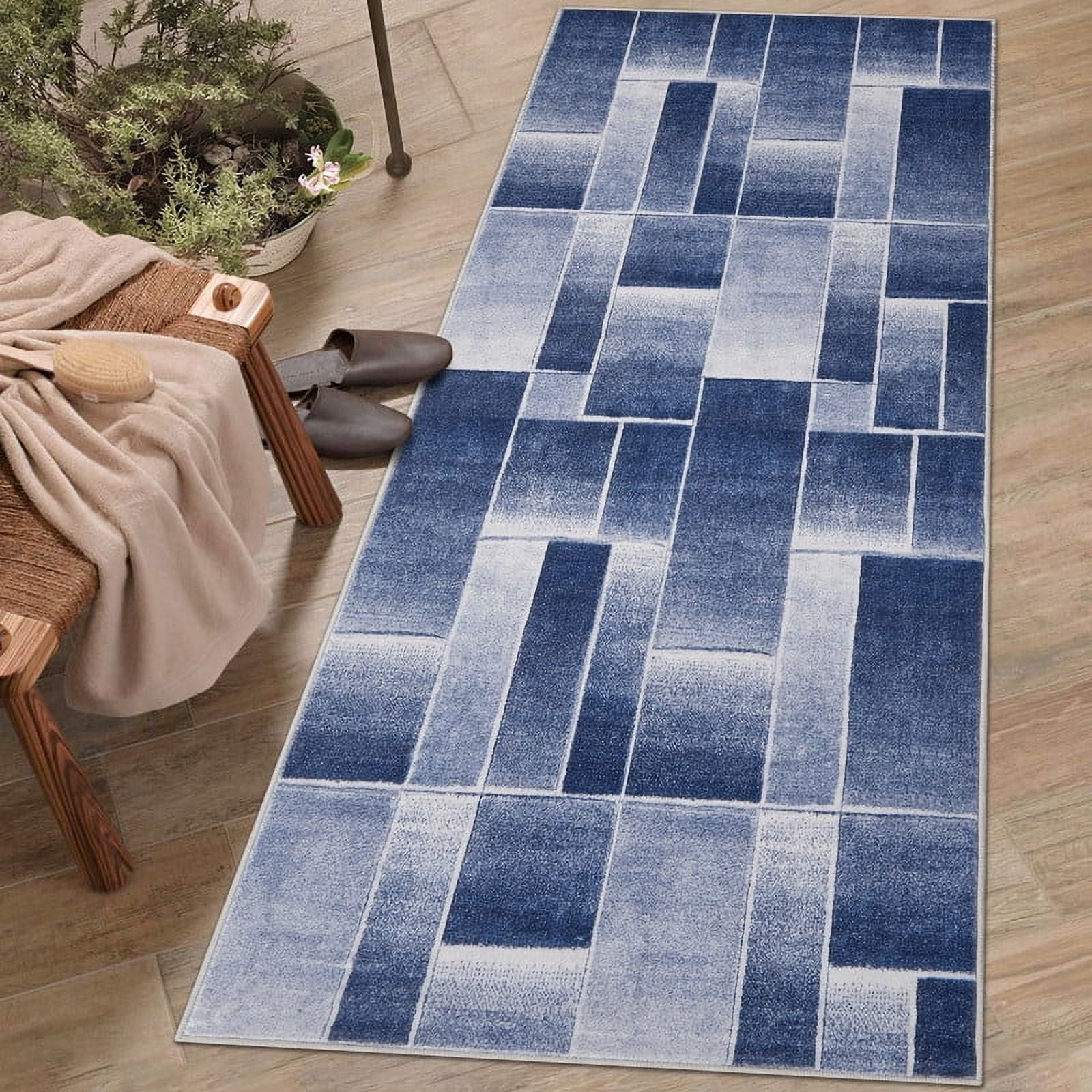 Area Rug 2d Modern Geometric Patchwork Area Rug 2x6 Runner Rugs for Living Room ...